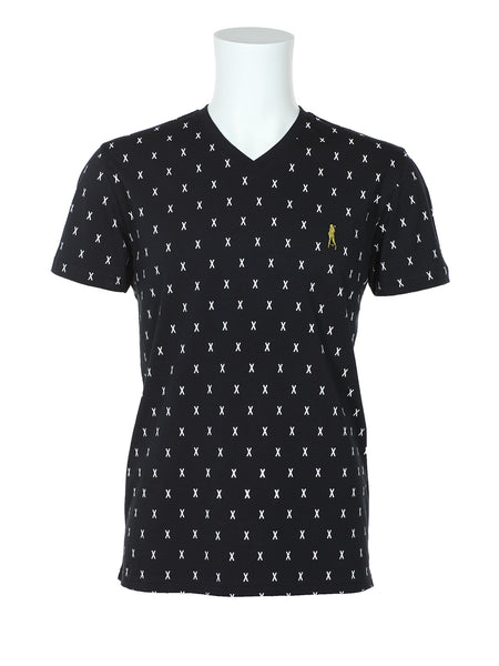 X Monogram V-Neck T-Shirt – Plain Jane Homme