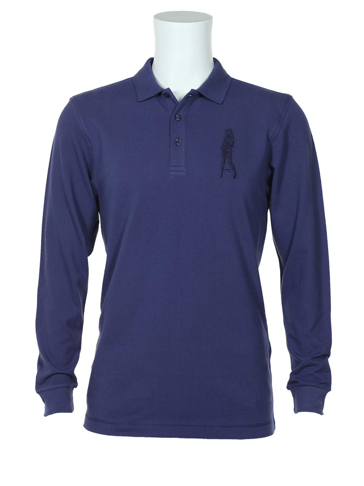 Charles Long Sleeve Pique Polo