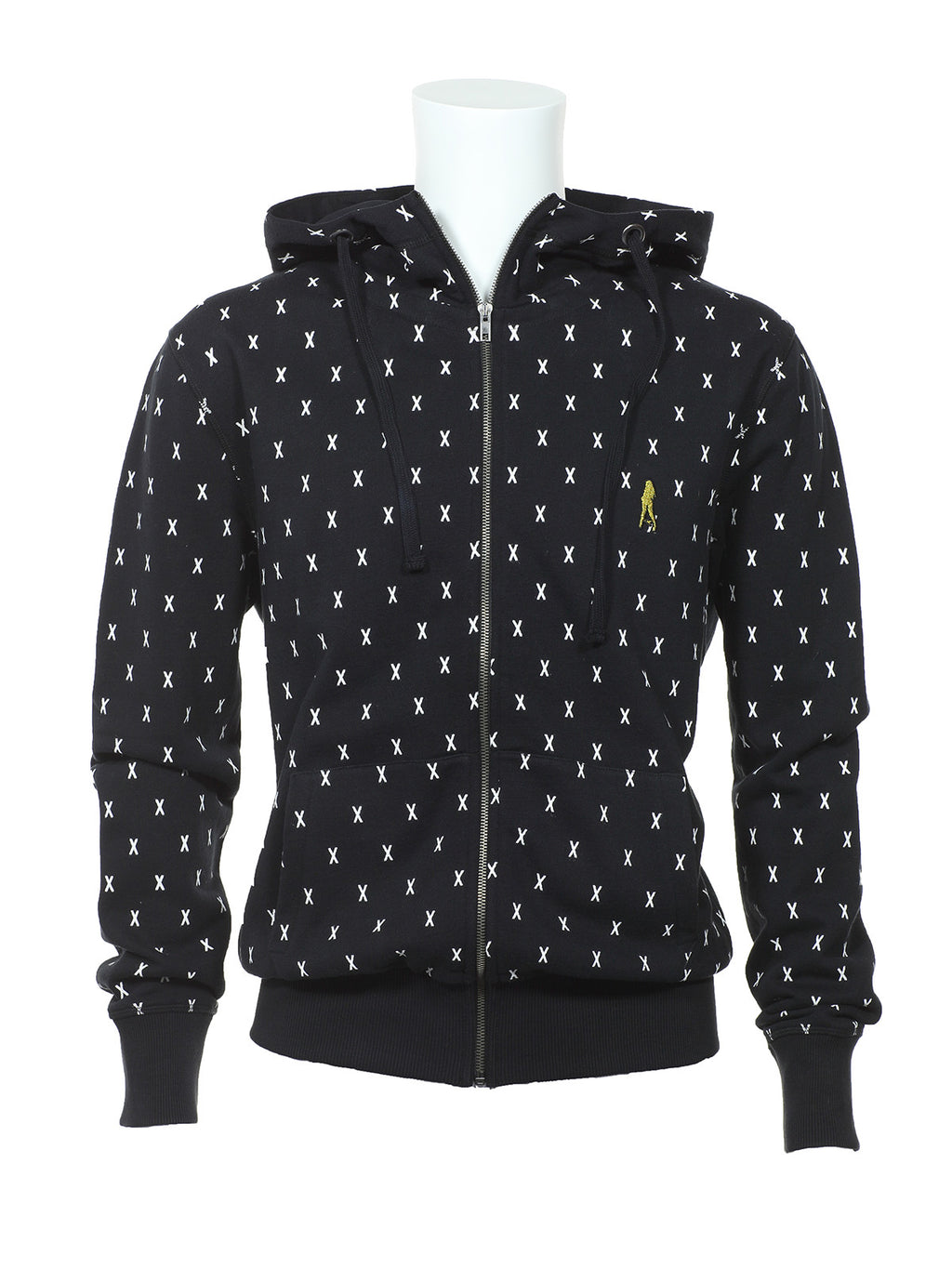 X Monogram Zip-Up Hoodie