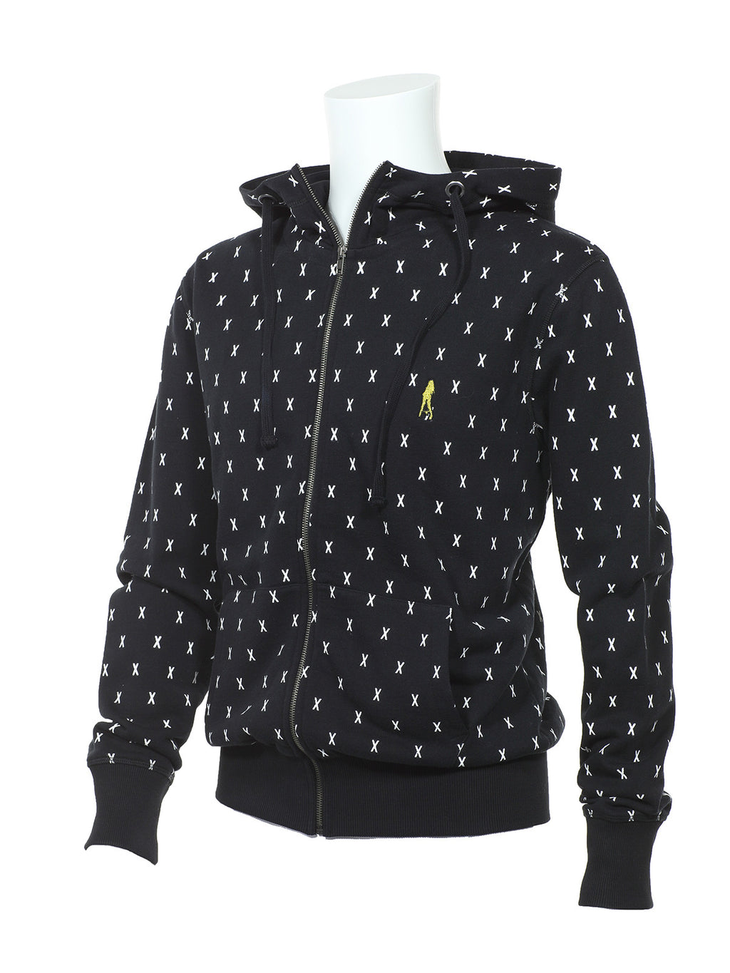 X Monogram Zip-Up Hoodie