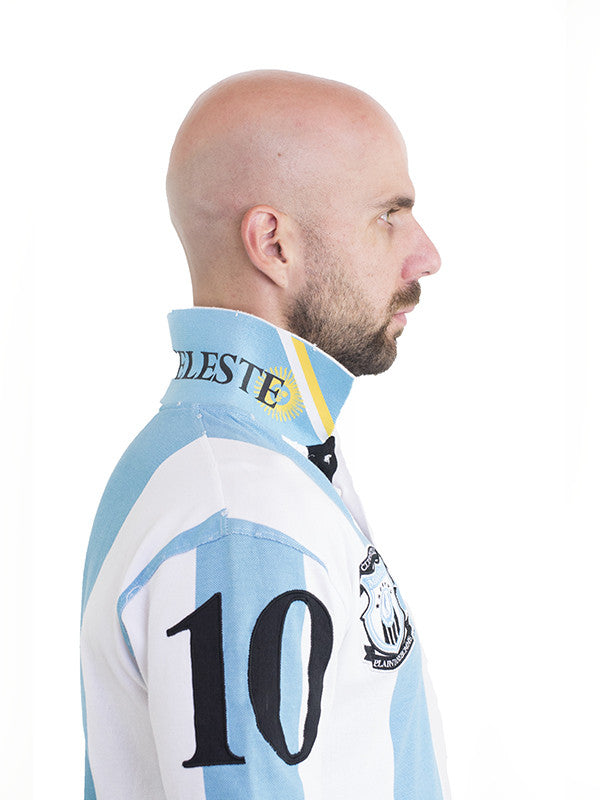 Jeremiah World Cup Pique Polo - Argentina